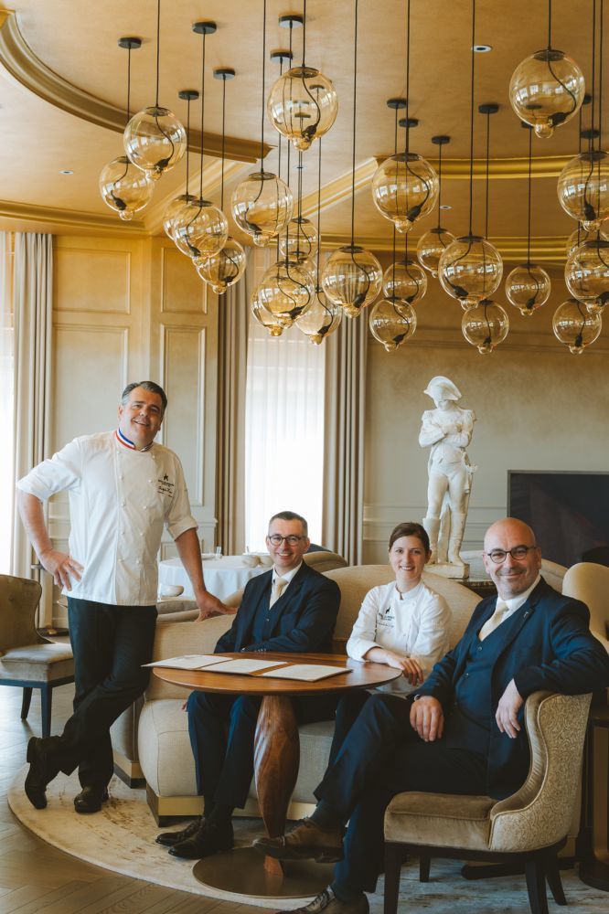 Salle du Royal le restaurant gastronomique 1 etoile michelin par chef Christophe Raoux MOF 2015